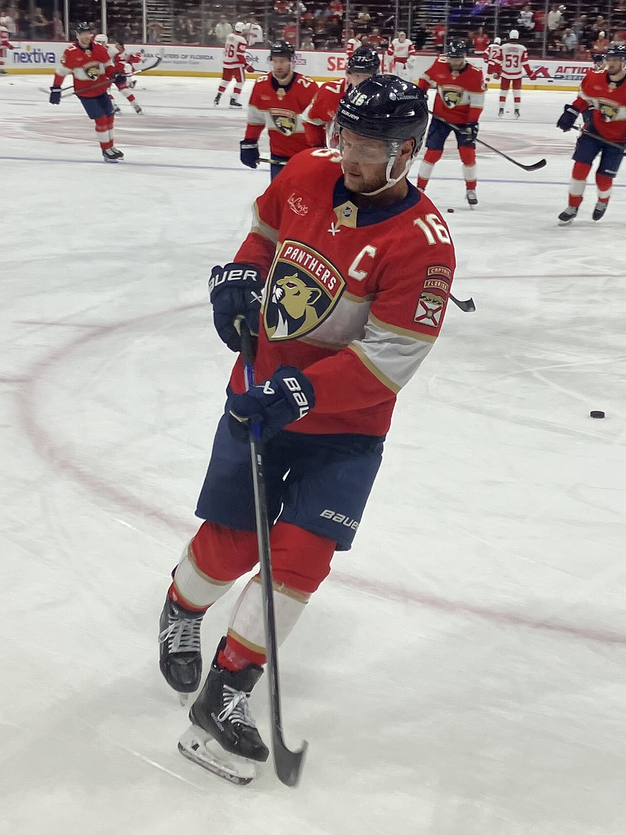 Aleksander Barkov en action avec les Panthers de la Floride en avril 2025