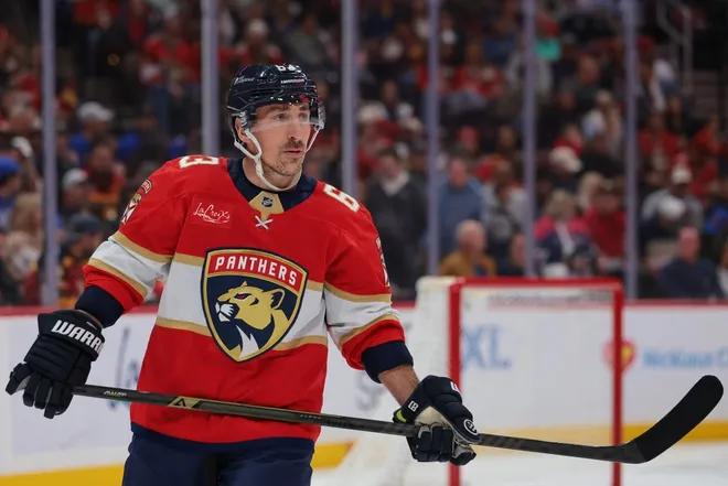 Brad Marchand en action avec les Panthers de la Floride en 2026
