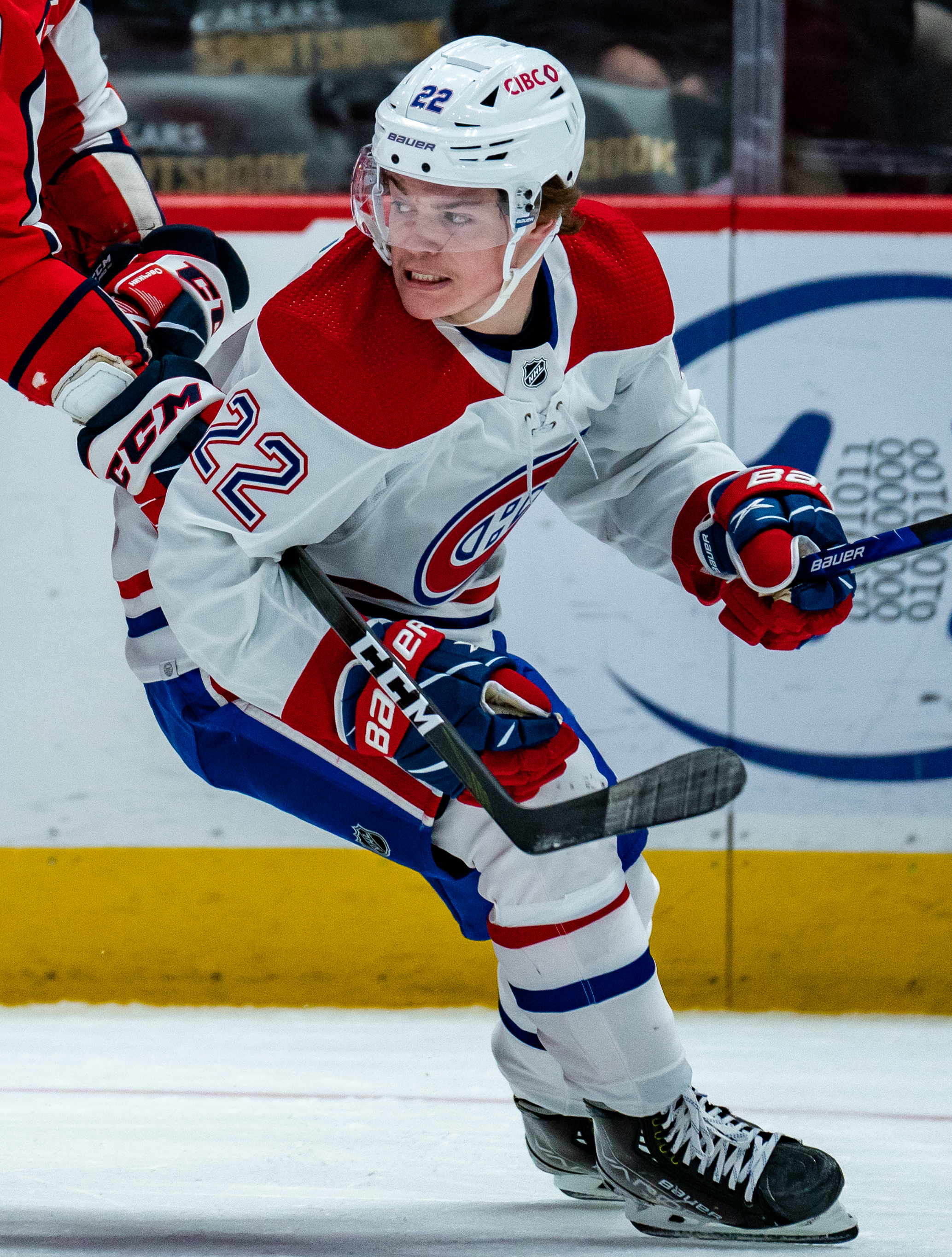 Cole Caufield avec les Canadiens de Montréal
