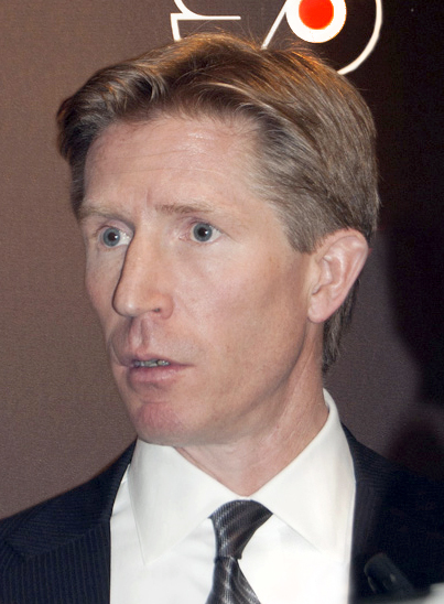 Dave Hakstol, entraîneur-chef des Flyers de Philadelphie, en 2015