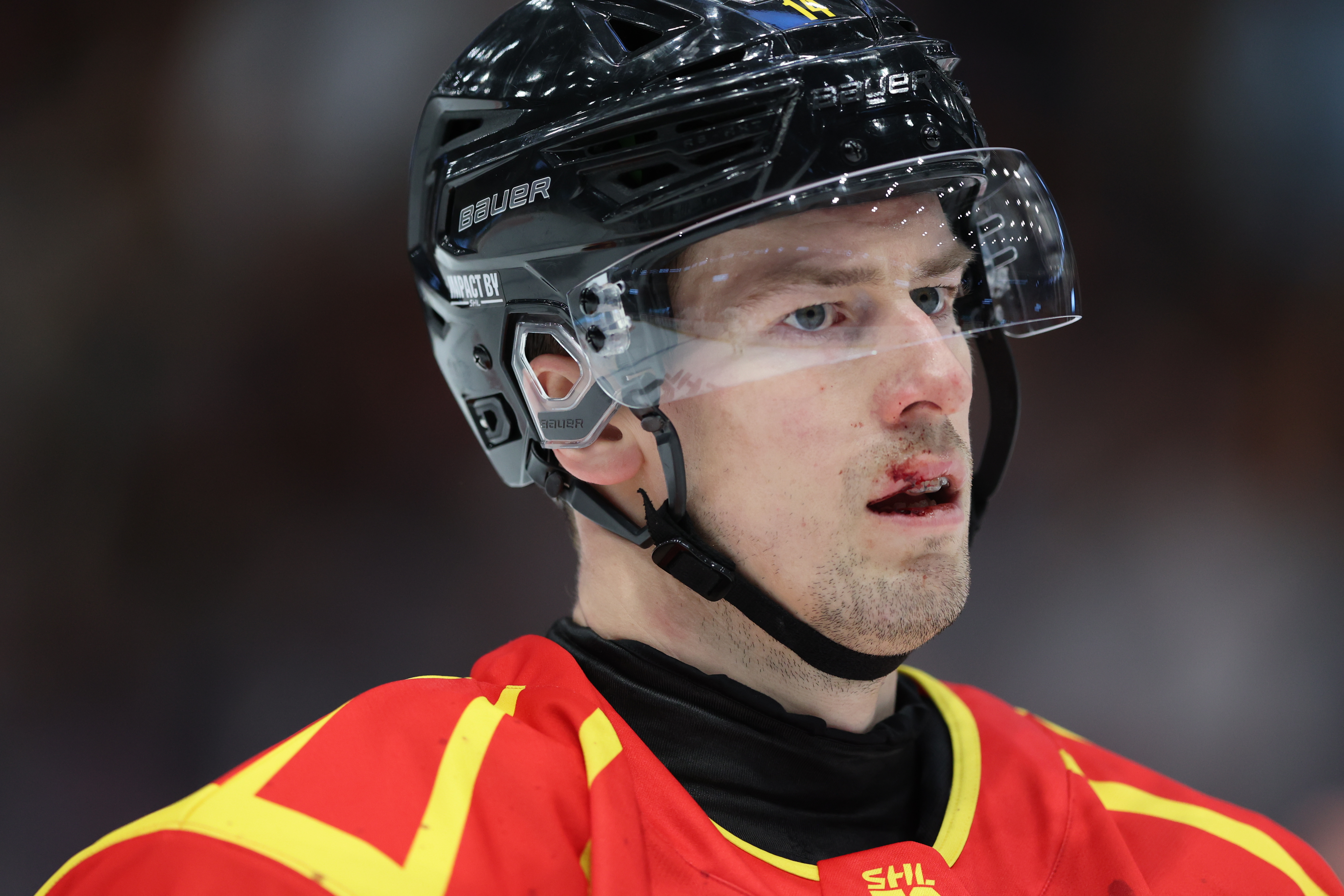 Match entre Brynäs et Färjestad en février 2026