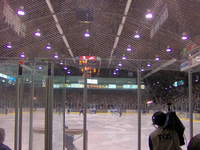 Vue intérieure du Centre Georges-Vézina à Chicoutimi