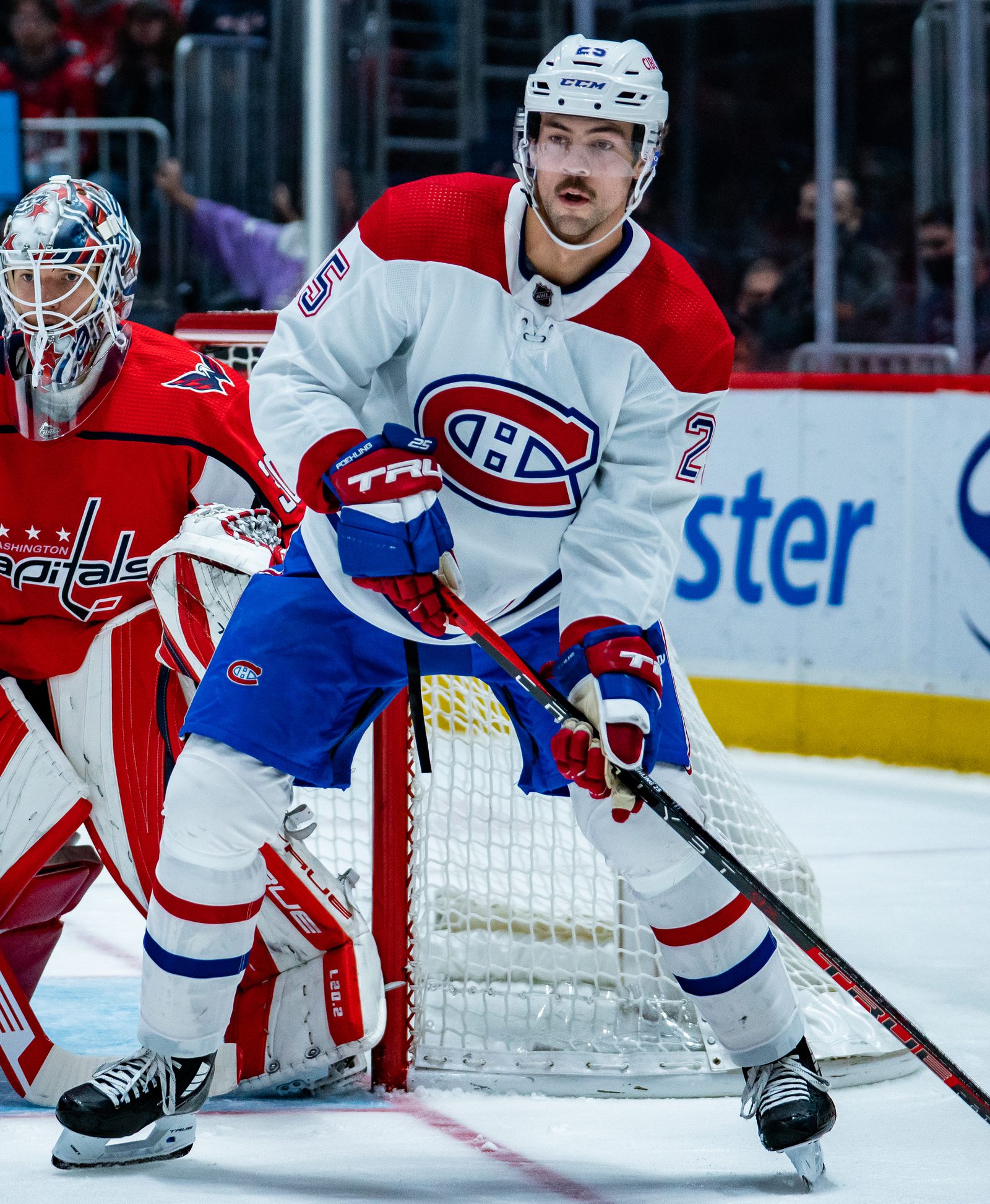Ryan Poehling en action en 2021